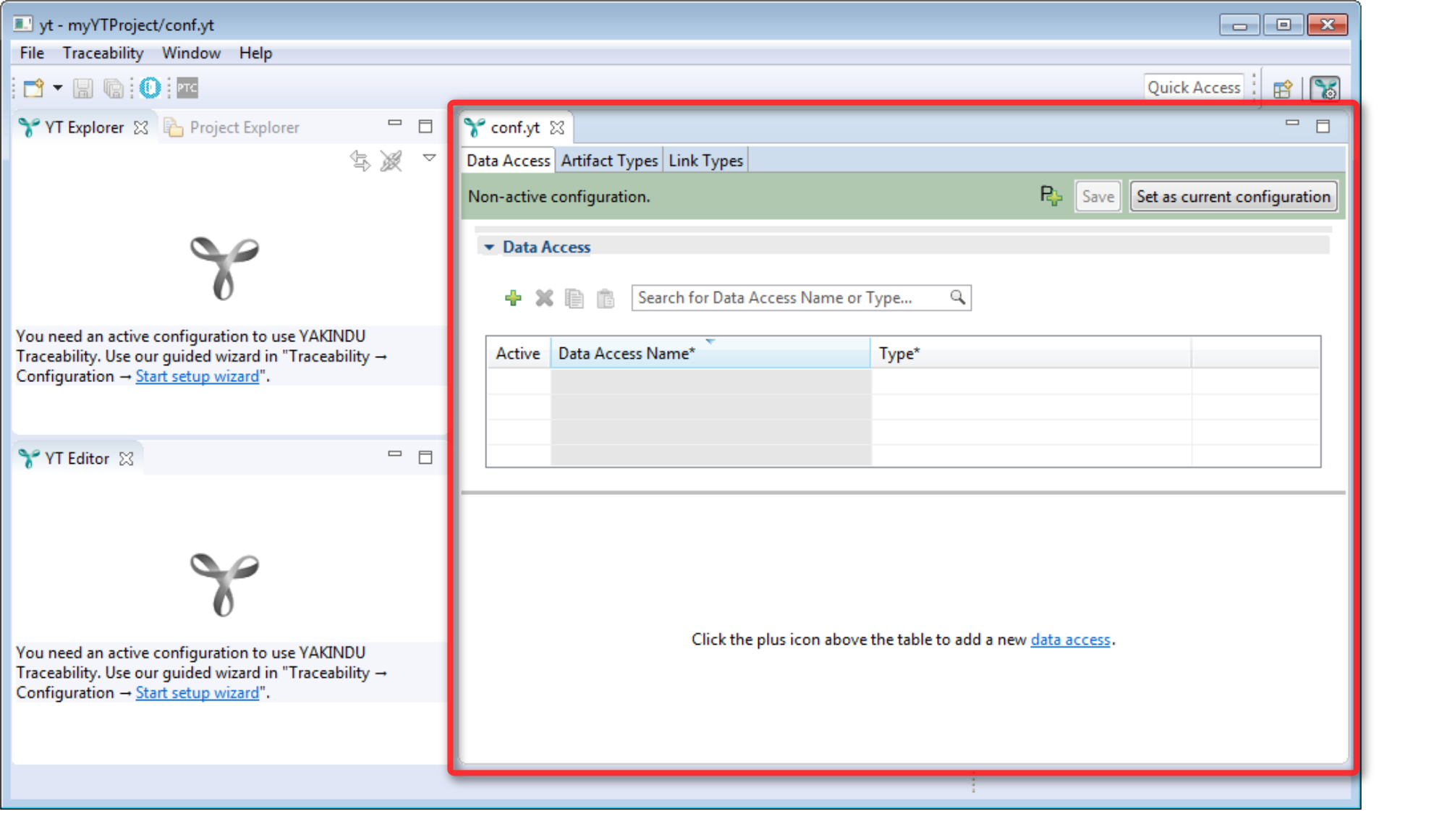 The YT configuration editor