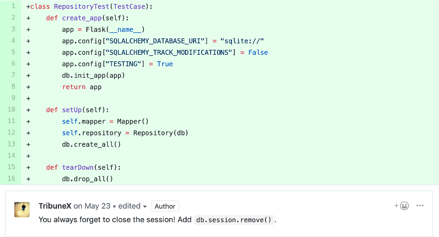Beispiel für persönliche Kritik