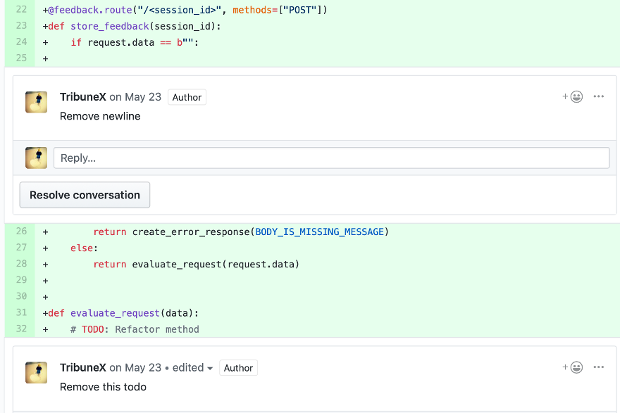 Unachtsamkeiten, die vor dem Code-Review auffallen sollten