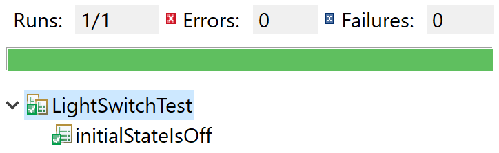 test execution and feedback if it fails or passes test execution and feedback if it fails or passes