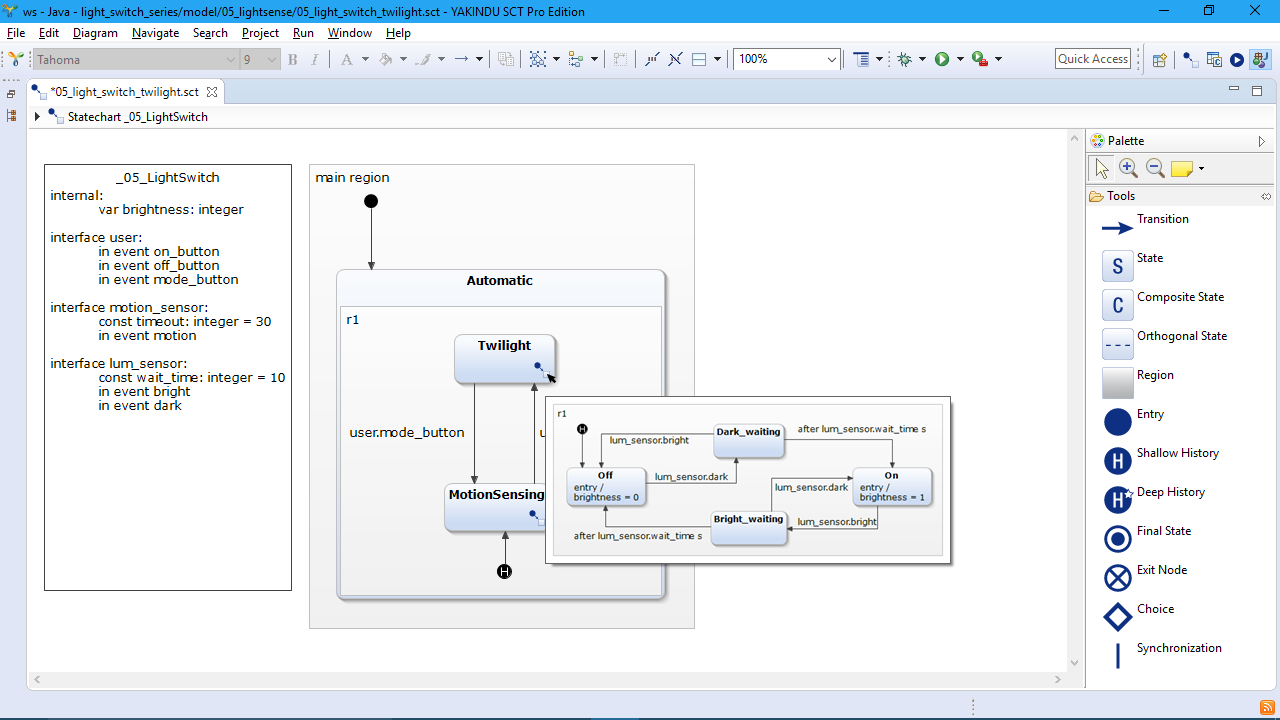 State Chart Diagram Software